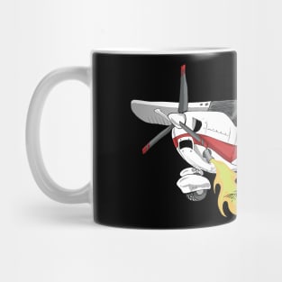 Cessna 172 The burning bird Cartoon Mug